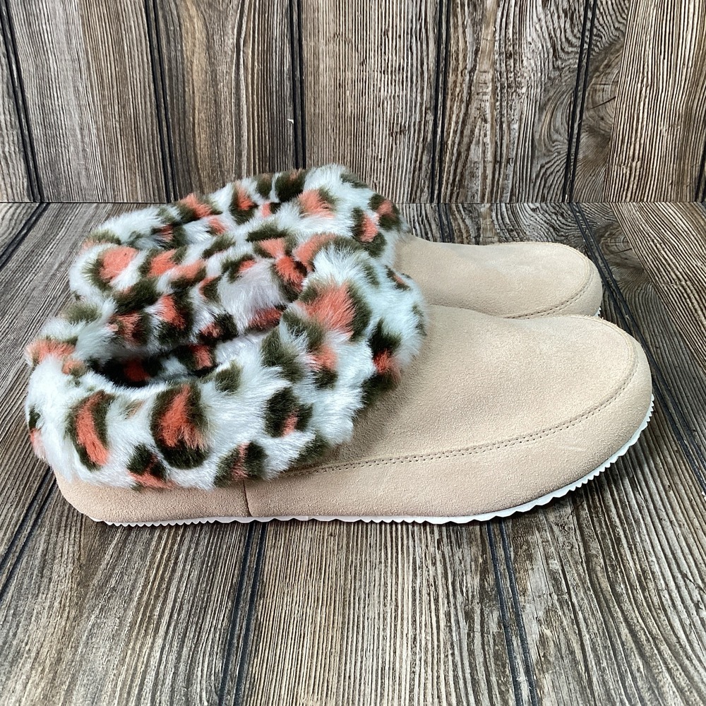 Sorel Womens Go Coffee Run Faux Fur Lined Suede Slippers NL4887-260 Size 9 NEW